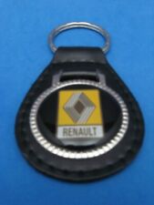 Vintage Renault - genuine grain leather keyring key fob keychain - Old Stock picture