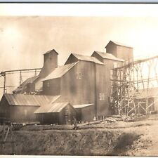 c1910s Occupational Mining Elevator RPPC Industrial Shaft Mine Photo Hubler A155 picture