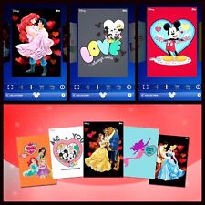 3 AWARDS+VALENTINES DAY 2022 COLLECTION-27 CARD SET-MOTION+TOPPS DISNEY COLLECT picture