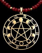 Necklace of / The Zodiac - Cycle Solar And Lunar - Mythical Symbols Mystic picture