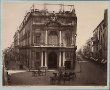 Italy, Naples, Via Roma, ca.1880, vintage print vintage print, legend ti picture