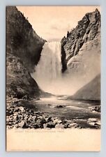 Yellowstone National Park, Great Falls, Antique, Vintage Postcard picture