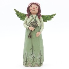Wings of Whimsy Angel Ornament key to life trust in the magic of new beginnings picture