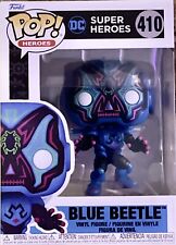 FUNKO POP Dia de Los Blue Beetle • DC SUPER HEROES • BLUE BEETLE #410 • w/Prote picture