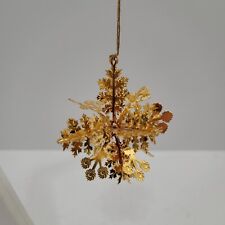 Three Dimensional 3D Goldplate Christmas Ornament By Metropolitan Museum picture