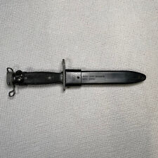 Vintage Knife M7 Bayonet GENCUT + M10 Scabbard ONTARIO Army Genuine USA Issue picture