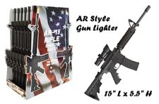 AR-15 Style BBQ Lighter Ignite Charcoal with the Powerful & Refillable 15'' inch picture