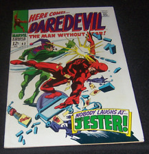 Daredevil # 42 -1968- 1st. Appearance Of The Jester -9.4 NM Near Mint picture