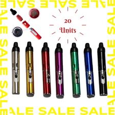 20x WHOLESALE LOT CLICK-N-HIT| PORTABLE TORCH FLAME WINDPROOF LIGHTER-- 7 COLORS picture