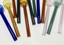 Lot of 4 Units of 6” Hand Blown Borosilicate Glass, Concentrates, Tobacco Only picture