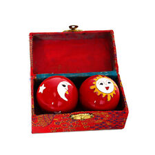 Chinese Boading Balls JapanBargain Health Exercise Massage Chrome balls Sun&Moon picture