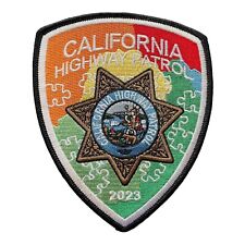 California Highway Patrol CHP 2023 Autism Awareness Police Patch Ltd Of 100 picture