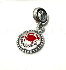 Pandora Maryland Crab Charm Pendant Bead w/pouch New Year 2024 Travel & Vocation picture