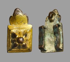 Roman REAL Gold Heavy Gilt Bronze Mount 200AD Authentic Ancient Artifact COA picture