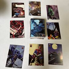 1997 Marvel Premium QFX Card Set Base Set. 1-72. picture