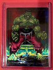 2023 1992 Marvel Masterpieces Metal Hulk Card FPG Jusko Kickstarter 22/2000 picture