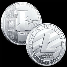Litecoin Commemorative Coin Silver LITE Coin 2021 Limit Edition Collectible Coin picture