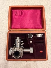 E. LEITZ WETZLAR ABBE MICROSPECTROSCOPE MICROSCOPE ATTACHMENT CASED GERMANY picture