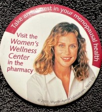Take An Interest In Your Menopause Health Pinback Button picture