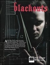 Children of Bodom Alexi Laiho Seymour Duncan Blackouts guitar pickups ad print picture