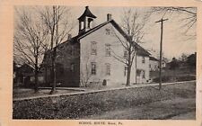 Knox PA Pennsylvania School House Clarion County Edenburg Vtg Postcard D56 picture