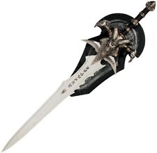 Wow Lich King Death Knigts Frostmourne Lich King Arthas Metal Sword w/Plaque New picture