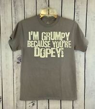 Disney World / Snow White Dwarf I'm Grumpy Because You're Dopey T-Shirt / Size S picture