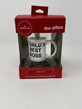 Christmas Ornament World's Best Boss Coffee Mug Dunder Mifflin 2020 Hallmark  picture