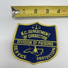 North Carolina Department Of Corrections Division Of Prisons ERROR Patch Service picture