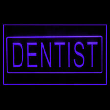 190044 Dentist OPEN Clinic Best Display LED Light Neon Sign picture
