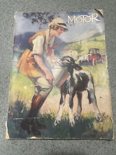 VINTAGE AUTOMOTIVE CAR MOTOR BOOK MAGIZINE 1920 MOTOR  OLD ADVERTISING 176 PAGES picture