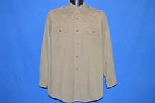 vintage 40s BRIGADIER REGULATION MILITARY LIGHT WEIGHT OFFICERS SHIRT MEDIUM M picture