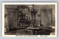 East Northfield MA-Massachusetts RPPC, The Chateau Dining Room, Vintage Postcard picture