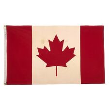 Vintage Cotton Flag Canada Old Cloth Maple Leaf Canadian Textile Art Nautical picture