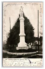 Confederate Monument Okolona Mississippi MS 1907 UDB Postcard U14 picture