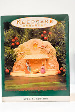 Hallmark  O Holy Night  Nativity Screen  4 Piece Set  Keepsake Ornament picture