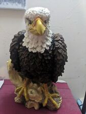 Rustic Bald Eagle Statue in American Patriotic Decor, Sculptures Bird Perched picture