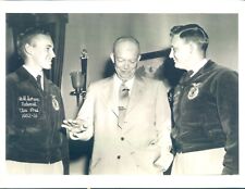 GA81 1953 Original Al Muto Photo BARNYARD GET TOGETHER Pres Dwight Eisenhower picture