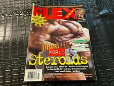 JULY 1996 FLEX muscle bodybuilding magazine  STEROIDS picture