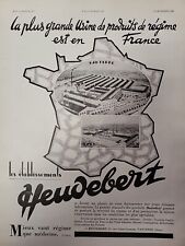 Heudebert Dietary Supplements 1930 L'illustration Mag Print Ad FRENCH Factories picture