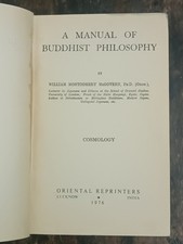 A Manual of Buddhist Philosophy (Cosmology) BY WILLAM M. McGOVERN, 1976, HB, ENG picture