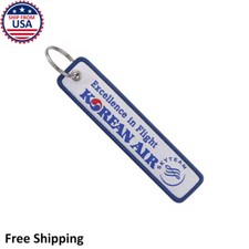 Korean Air International Collectibles Gift Car Keychain Travel Luggage Bag Tag picture