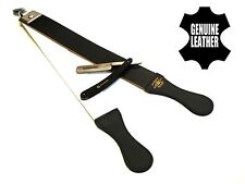 2 PCS STRAIGHT RAZOR WITH RAZOR SHAPING STROP GIFT SET NEW picture