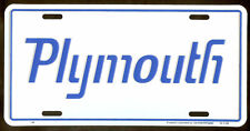 Vintage Plymouth License Plate Embossed Metal New Old Stock #2140 picture