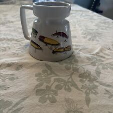 vintage no spill coffee mug ceramic Fishing Lure picture