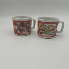 LOT OF 2 VINTAGE CAMPBELL'S SOUP KIDS COFFEE MUGS SEASONS HOUSTON HARVEST 2000 picture