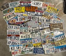 BULK Mixed US License Plate LOT OF 50+ Roadkill Craft 20+ STATES CANADA USA picture