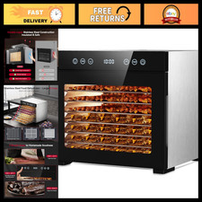 Food Dehydrator with 8 Stainless Steel Trays for Jerky, Fruits, Dog Treat | 650W picture