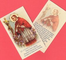 St Charles Borromeo Prayer for Obesity and Stomach Wonderful Image Holy Card picture