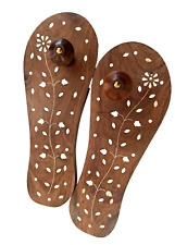 Wooden Khadau|Wooden Slippers| Charan Paduka  Khadau  Size 10
